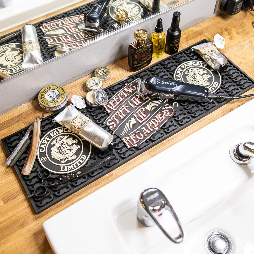 Captain Fawcett Captain Fawcett Moustache Bar Mat