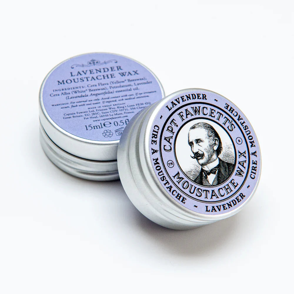 Captain Fawcett Lavender Moustache Wax - 15ml/0.5 oz