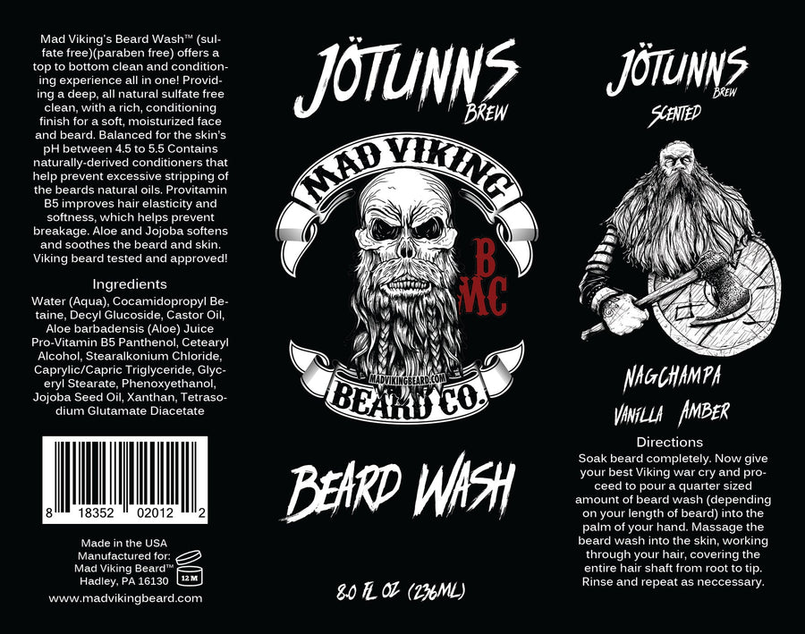 Mad Viking Jotunn's Brew Beard Wash