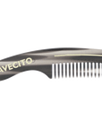 SUAVECITO - DELUXE HANDLE BEARD COMB BLACK