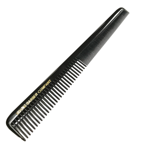Black Tapered Barber Comb